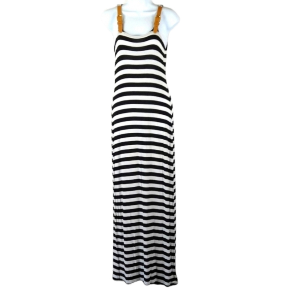 Carmen Marc Valvo striped maxi dress Clearance!